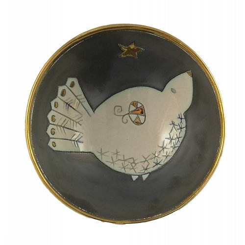 Sophie Smith Ceramics Cuenco de cerámica pequeño pájaro con estrella 001 Sophie Smith Ceramics Cuenco de cerámica pequeño pájaro con estrella 001