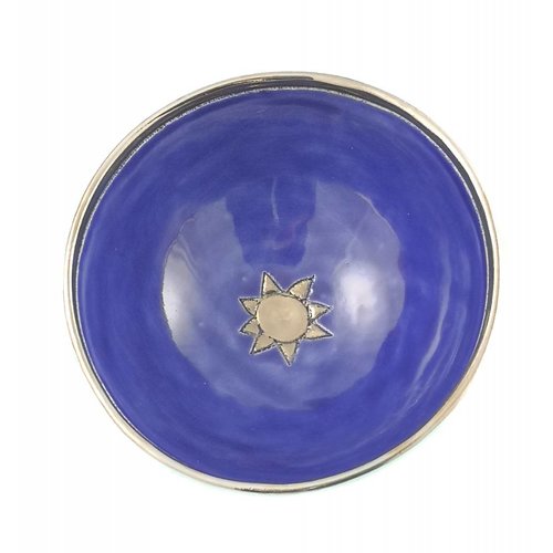 Sophie Smith Ceramics Star small blue ceramic bowl 007 Sophie Smith Ceramics Star small blue ceramic bowl 007