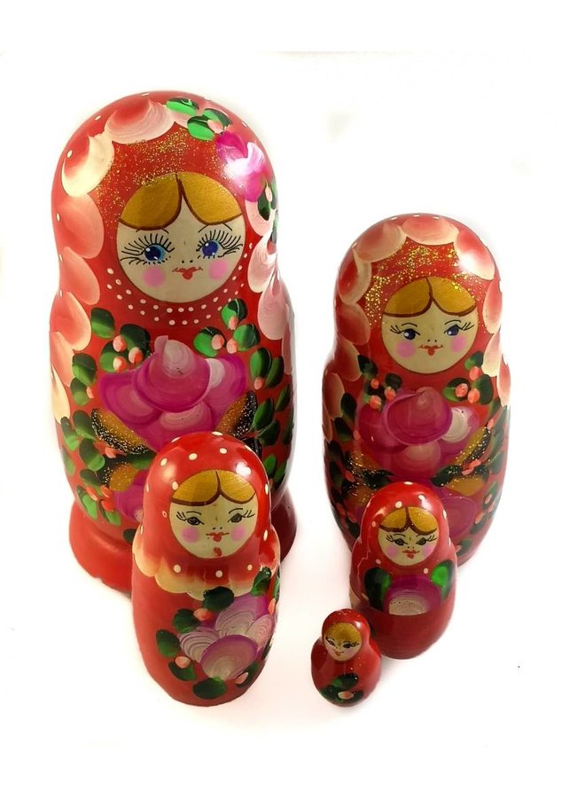 5 Häckande Martyoshka Doll Large 23
