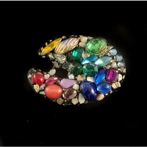 Annie Sherburne Broche de paleta de artista vintage 101 Annie Sherburne Broche de paleta de artista vintage 101