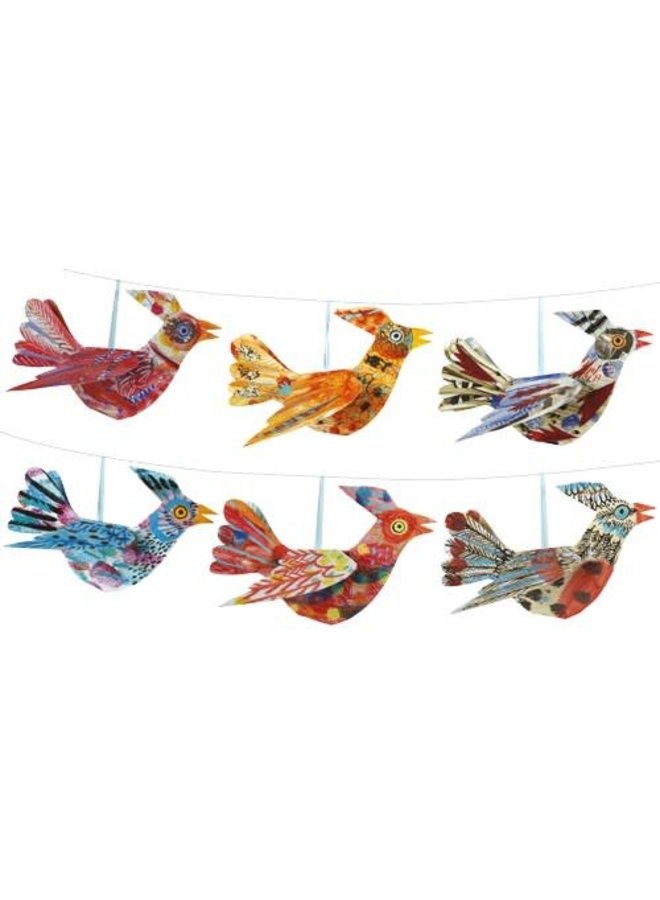 Tarjeta Plegable Flying Bird Decoración Mark Hearld