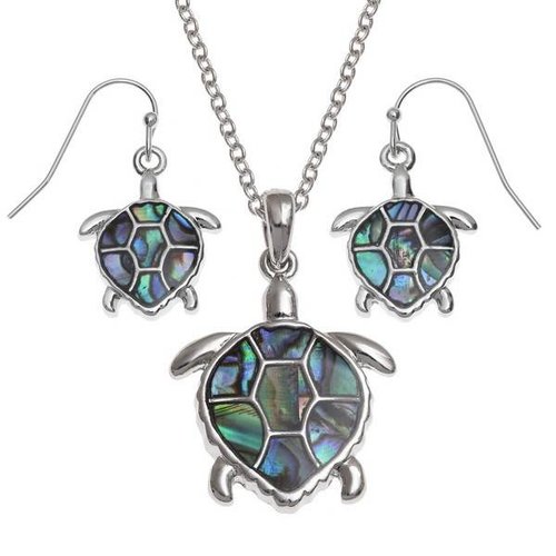 Tide Jewellery Turtle Drop - Eingelegte Paua-Muschel Ohrringe 101 Tide Jewellery Turtle Drop - Eingelegte Paua-Muschel Ohrringe 101