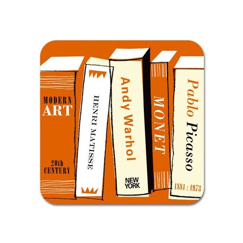 Repeat Repeat Galerie Kühlschrankmagnet Art Books orange 66 Repeat Repeat Galerie Kühlschrankmagnet Art Books orange 66