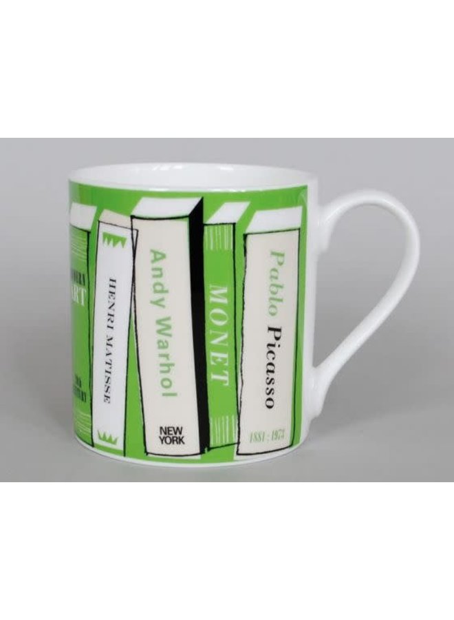 Art Books large mug green 51