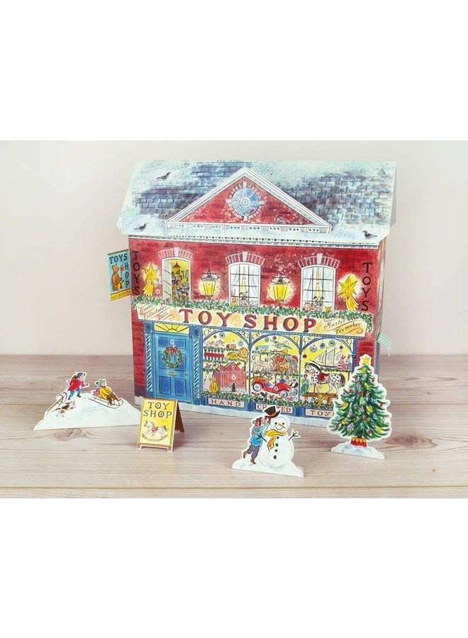 Toy Shop Advent Calendar By Emily Sutton Stationery Calendar