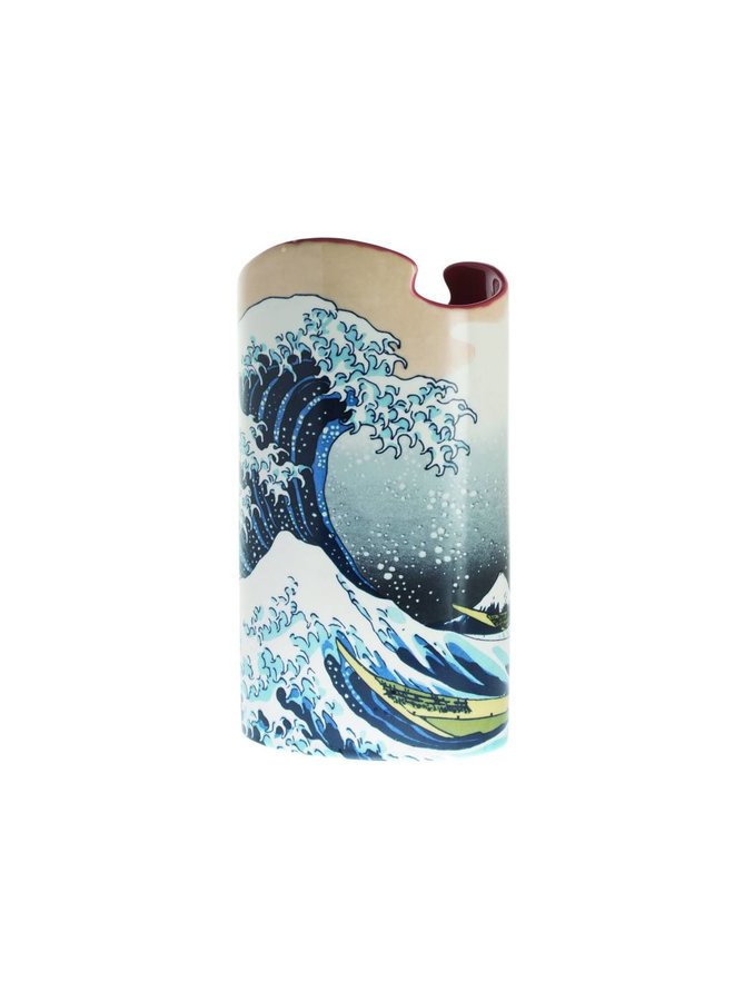 The Great Wave - Hokusai stor keramikvas 035