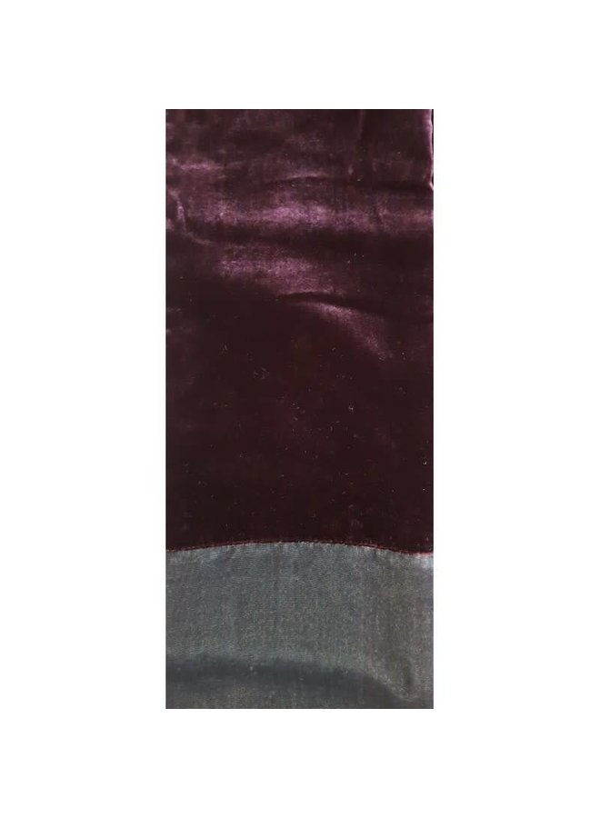 Two tone Velvet Scarf