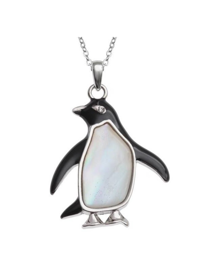 Pinguin Intarsien Perlmutt Muschelkette 107