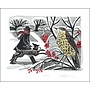 Winter Thrush av Angela Harding