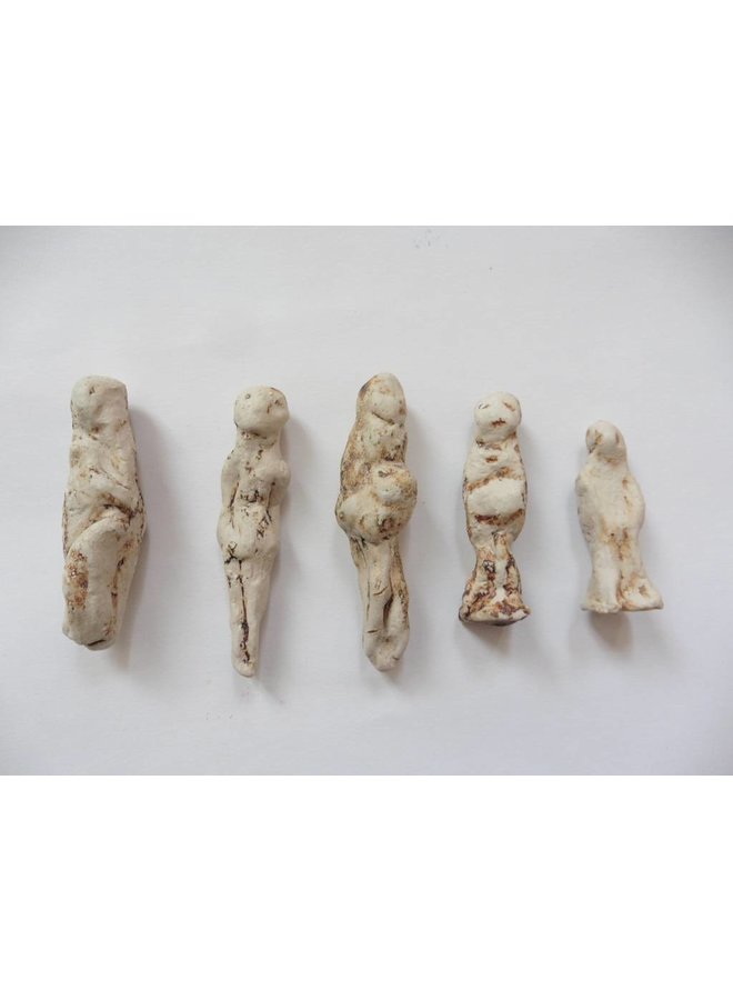 Ghost Figures set treated paper clay