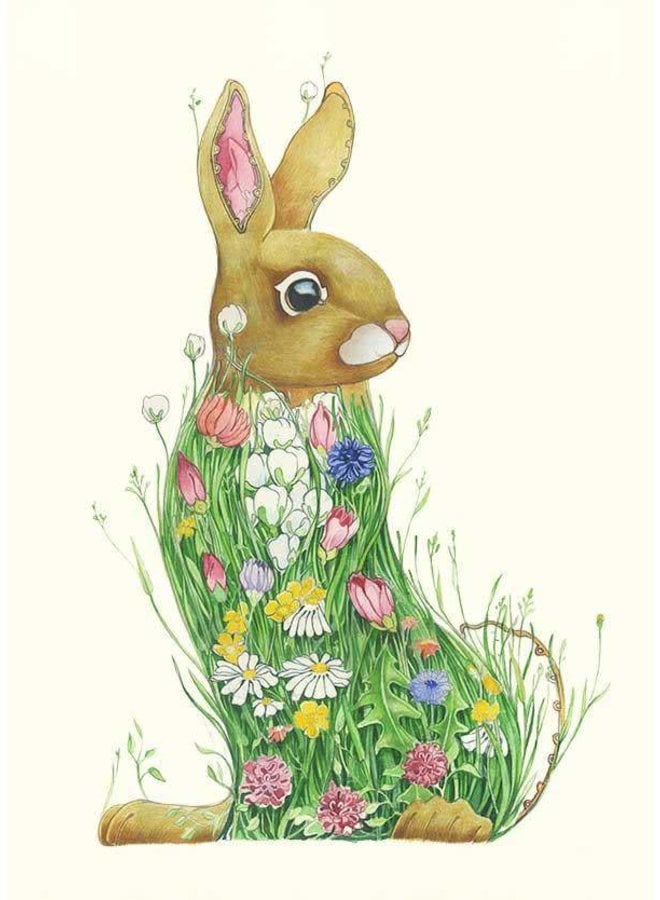 Bunny in a Meadow Card