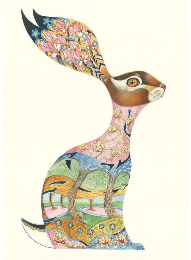 Pink Hare card