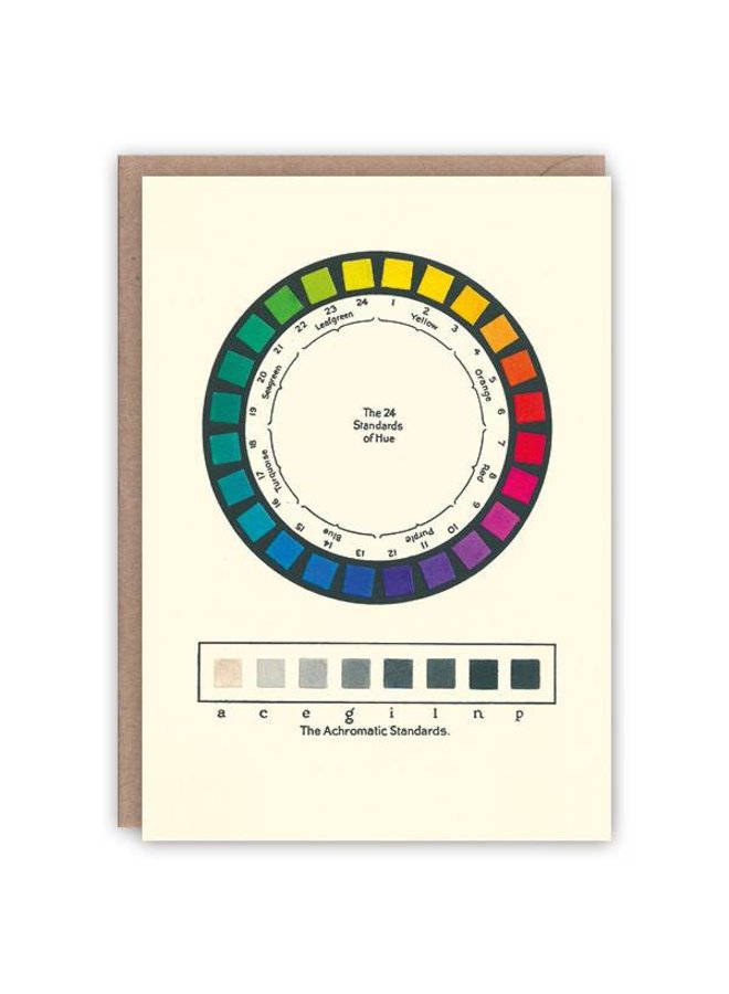 Tarjeta de libro de patrones de colores