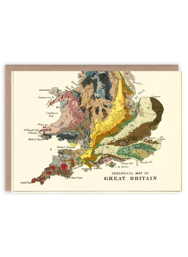 Great Britain pattern book card