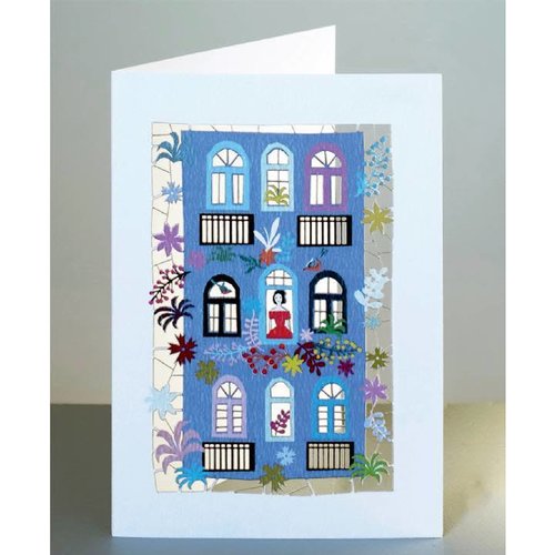 Forever Cards Lila Haus Laser geschnittene Karte Forever Cards Lila Haus Laser geschnittene Karte