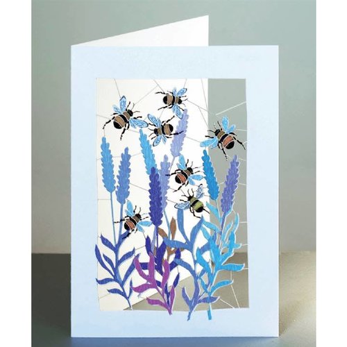 Forever Cards Hummeln Laser geschnittene Karte Forever Cards Hummeln Laser geschnittene Karte