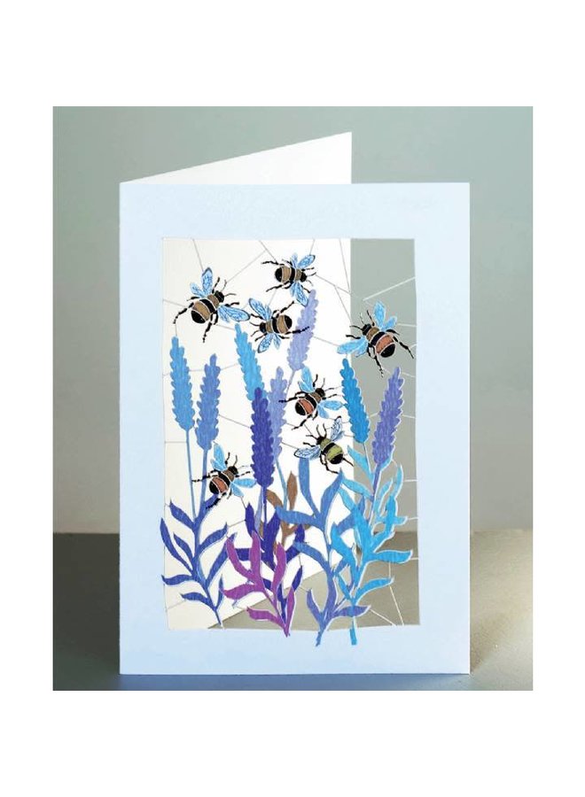 Bumble Bees Laser cut card