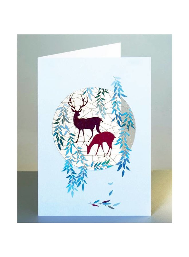 Deer Laser corte tarjeta