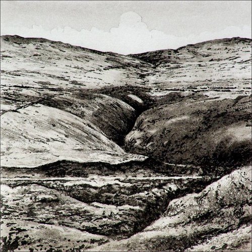 Ian Brooks Bond Clough - etching 004 unframed Ian Brooks Bond Clough - etching 004 unframed