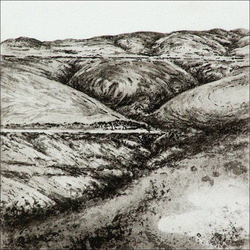 Ian Brooks Bond Clough Hill- etching 006 unframed Ian Brooks Bond Clough Hill- etching 006 unframed