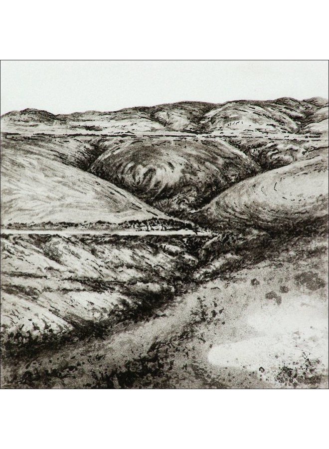 Bond Clough Hill- etching  006 unframed