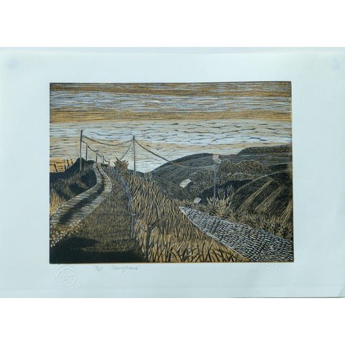 Anita J Burrows Going Home - Woodcut Framed 020 Anita J Burrows Going Home - Woodcut Framed 020