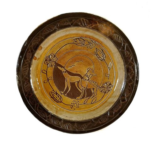 Glandwyryd Ceramics Juego de plateres de galgos 010 Glandwyryd Ceramics Juego de plateres de galgos 010
