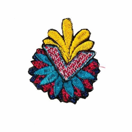 Laura Marriott Pfeil Blume mehrfach bestickte Brosche Box 019 Laura Marriott Pfeil Blume mehrfach bestickte Brosche Box 019