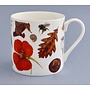 Taza China Flora y fauna principalmente naranja 004