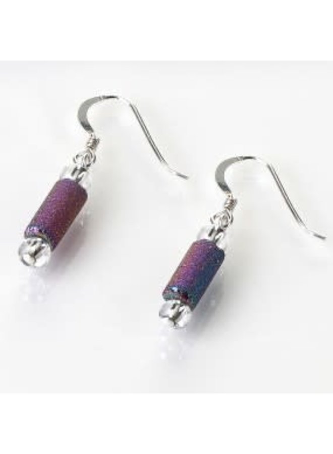 Spectrum lava tube Earrings