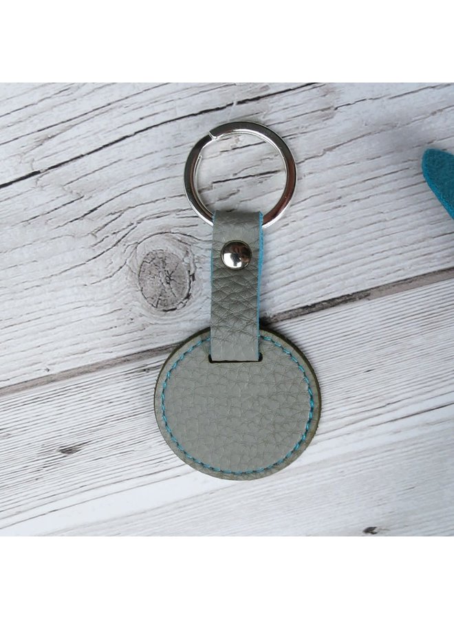 Keyring vegan mushroom and blue 012