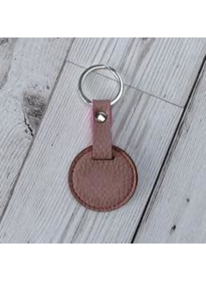 Keyring vegan pink and cerise  013