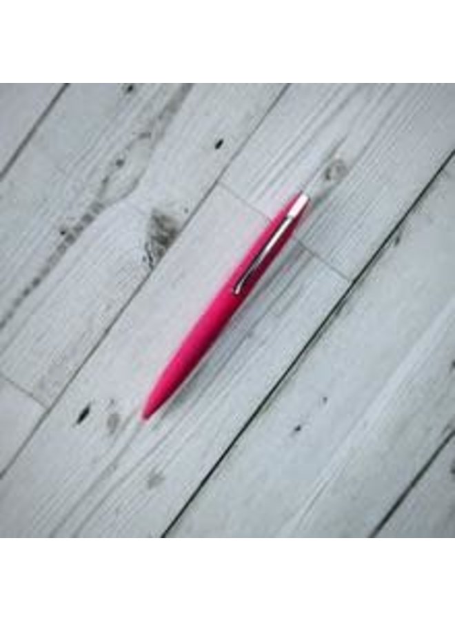 Bolígrafo twist action rosa en caja de regalo 016