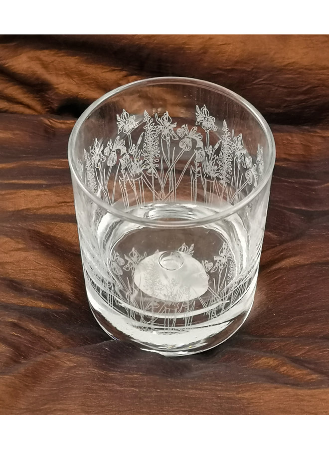 Floral Tumbler Table  Glass 004