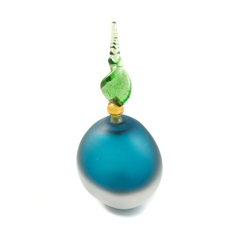 Bob Crooks Divertido frasco oval botella turquesa 09 Bob Crooks Divertido frasco oval botella turquesa 09