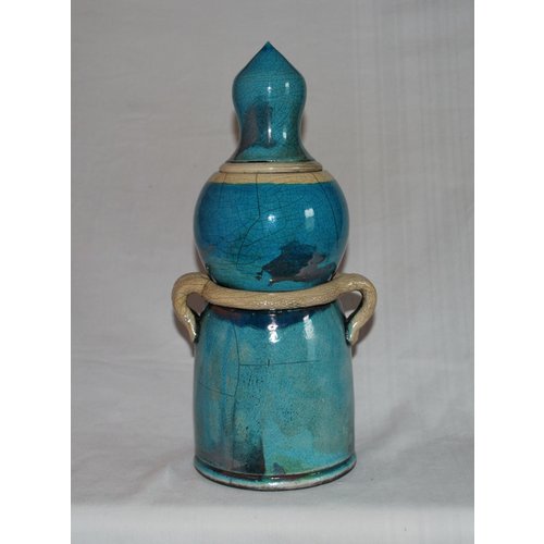 Dick Graves 3-teiliges Raku-Glas aus 06 Dick Graves 3-teiliges Raku-Glas aus 06