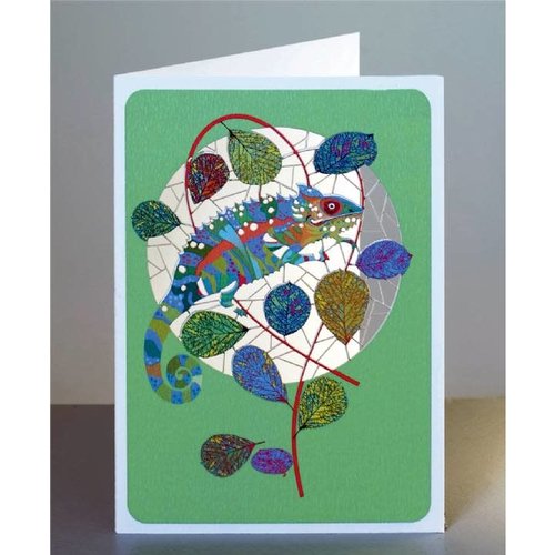 Forever Cards Tarjeta de corte camaleón lazer Forever Cards Tarjeta de corte camaleón lazer