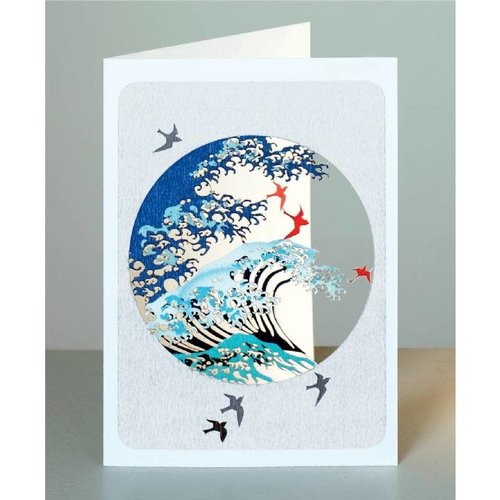 Forever Cards Waves and birds in a circle Forever Cards Waves and birds in a circle