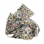 Wild Flowers  Satin and Silk Scarf  with magnetic clasp Boxed   95