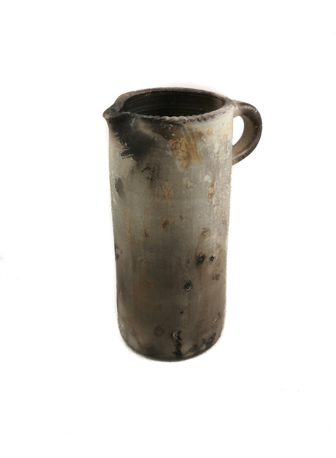 Jug Vessel saggar - raku 02