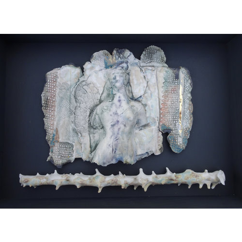 Jan Huntley Peace Shadows Beyond the Garden porcelain framed 11 Jan Huntley Peace Shadows Beyond the Garden porcelain framed 11