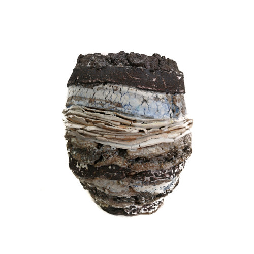 Sue Turner Olla de borde negro Sue Turner Olla de borde negro