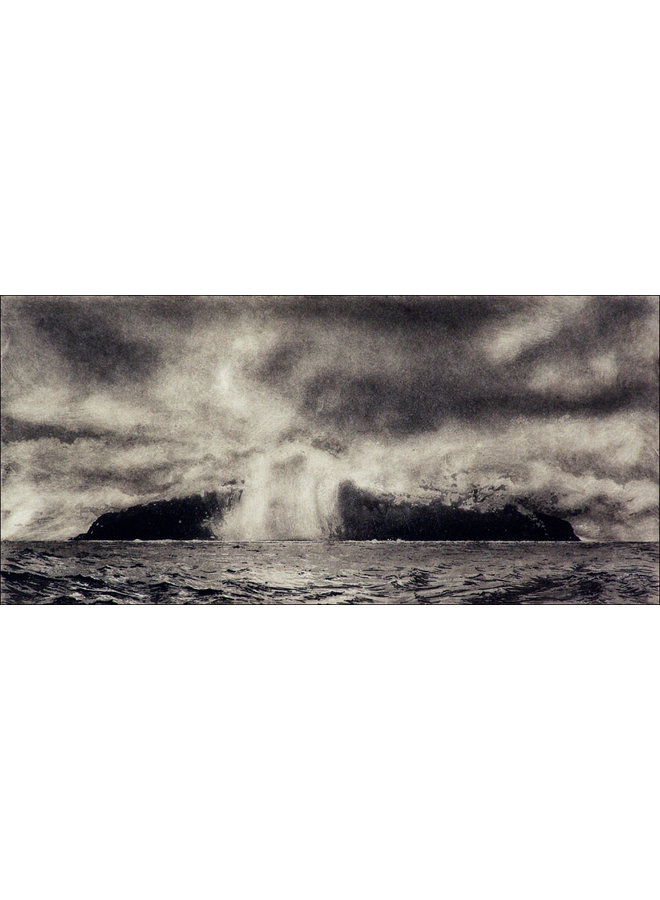 Al acercarse a Tristan da Cunha - grabado 12 enmarcado