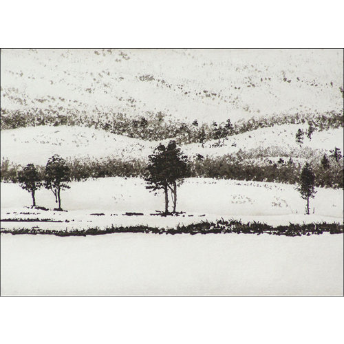 Ian Brooks On Kungsleden, Abisko - etching 21 framed Ian Brooks On Kungsleden, Abisko - etching 21 framed