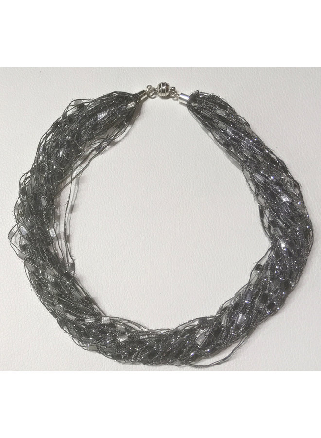 Collar Sparkle Fiber Silver Screen 11