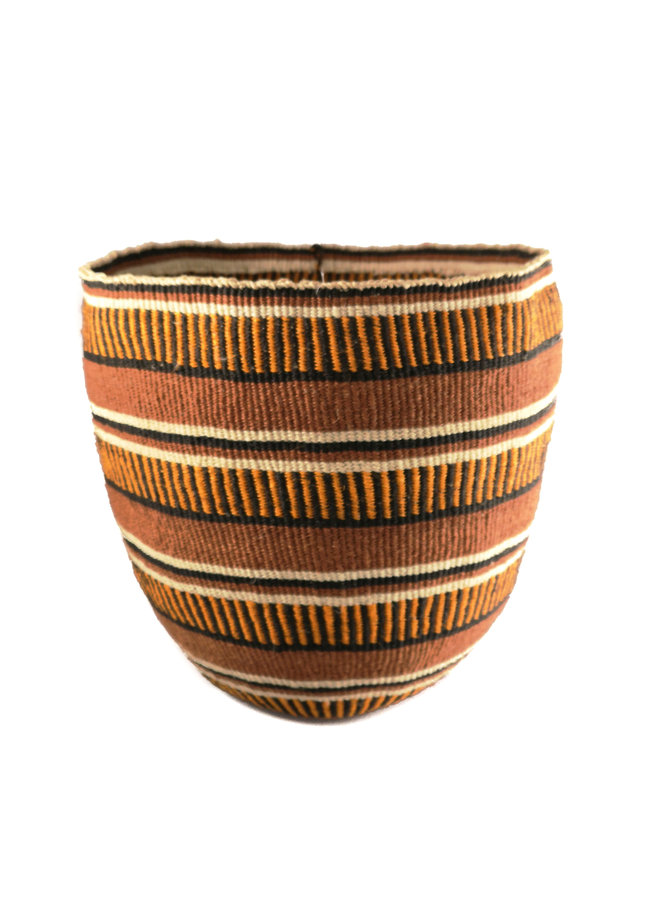 Tribal géométrique Sisal grand baskekt 23