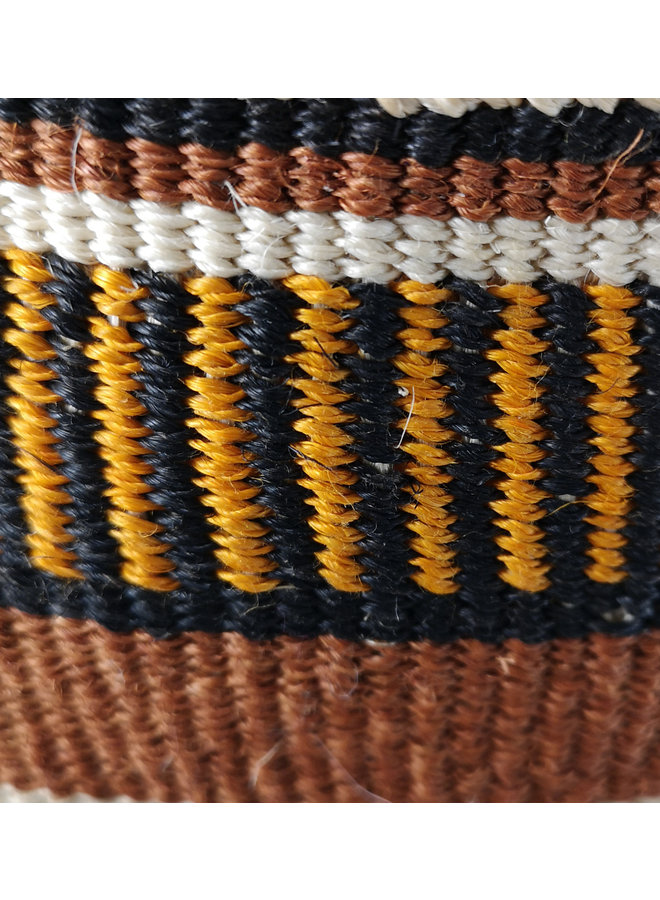 Tribal geométrico Sisal gran baskekt 23