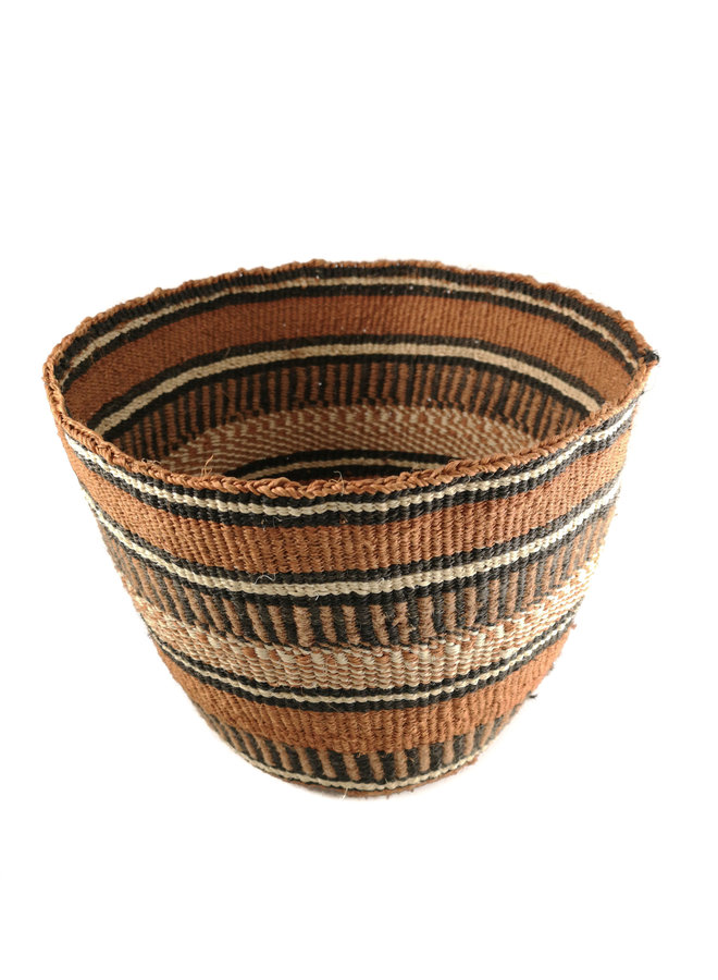 Tribal géométrique Sisal moyen baskekt 24