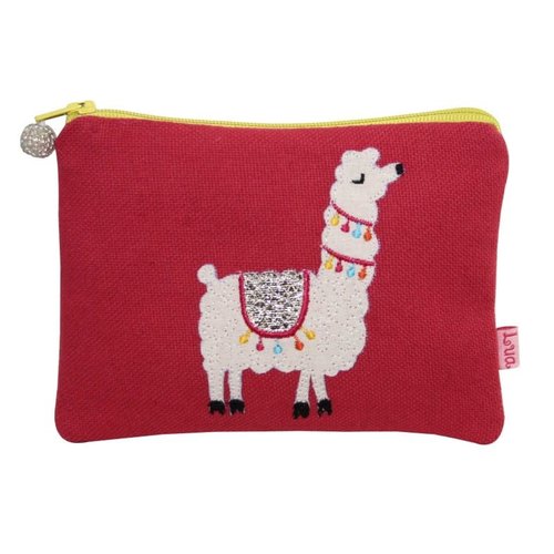 LUA Llama aplique monedero cremallera monedero frambuesa109 LUA Llama aplique monedero cremallera monedero frambuesa109