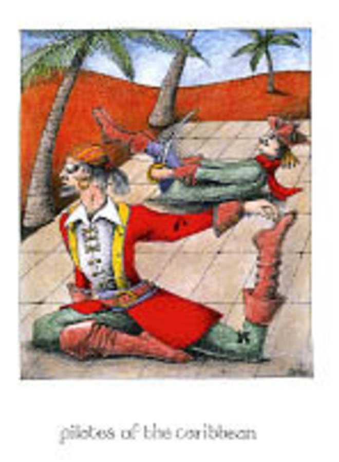 Pilates of the Caribbean card